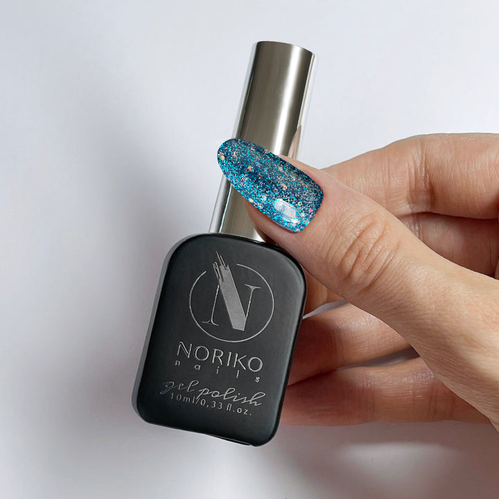 Noriko Gel Polish - Turquoise Glow (145) 10ml