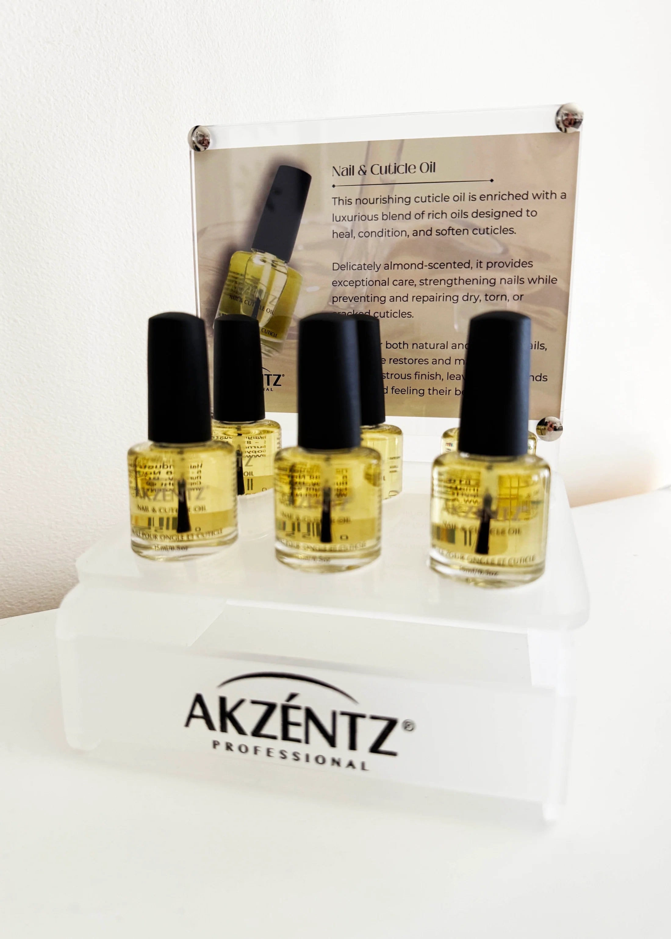 Akzéntz® Cuticle Oil Retail Stand