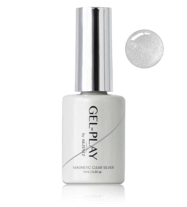 Gel Play® Glass - Magnetic Clear Silver