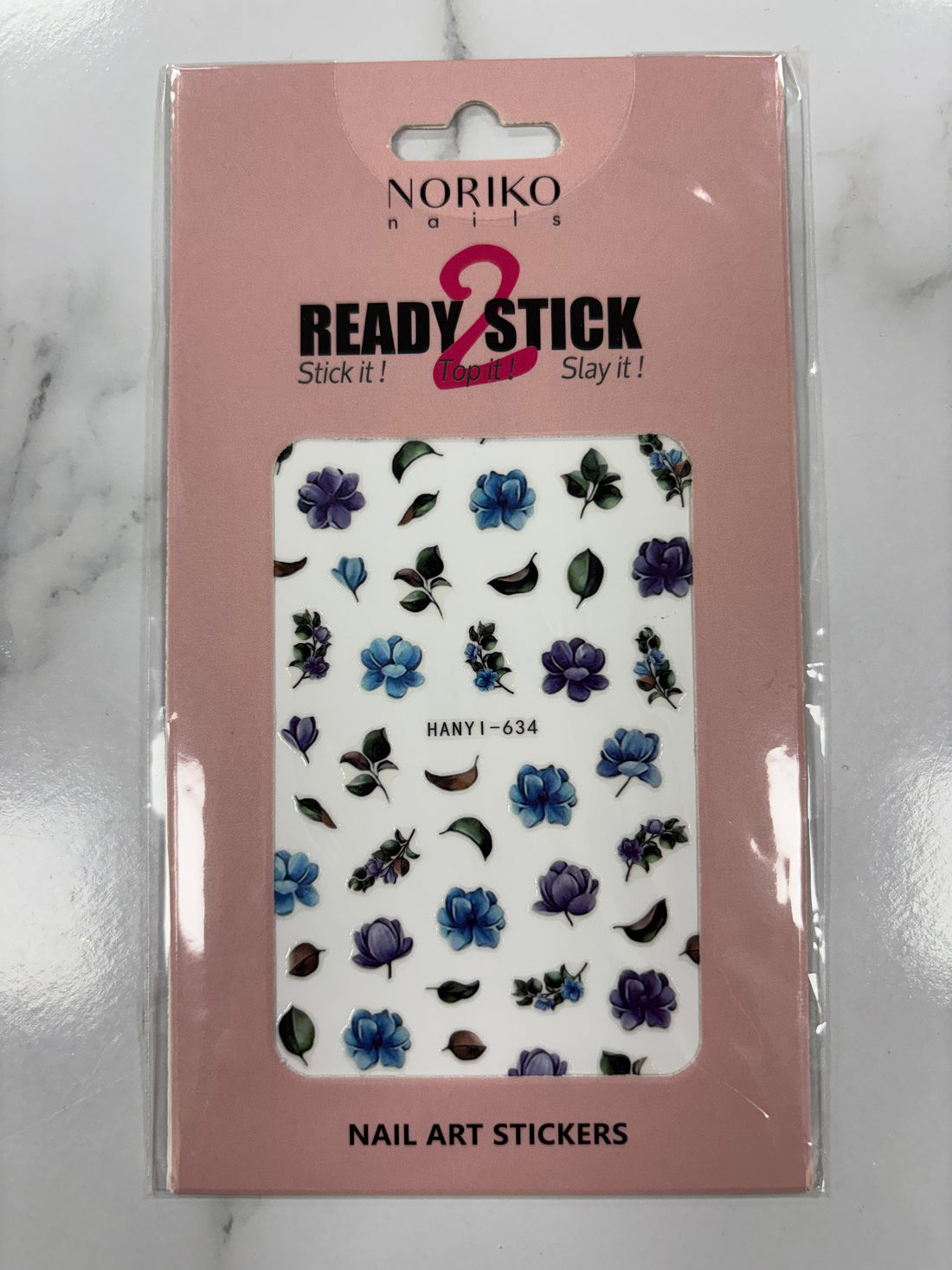 Noriko Ready2Stick - Blue & Violet Flowers