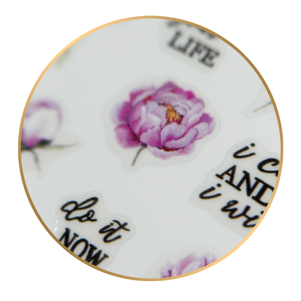 Noriko Ready2Stick - Pink Peonies