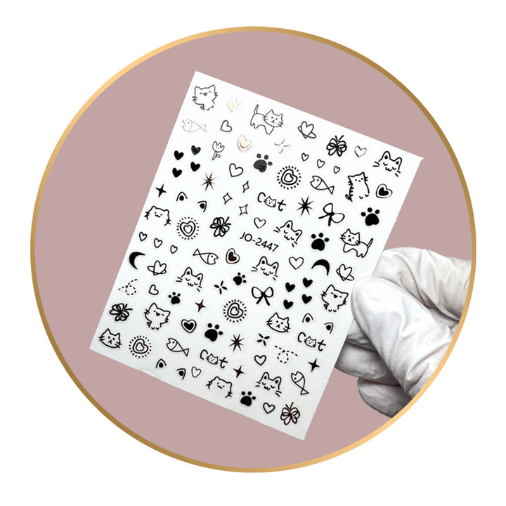 Noriko Ready2Stick - Cats, Fish & Hearts