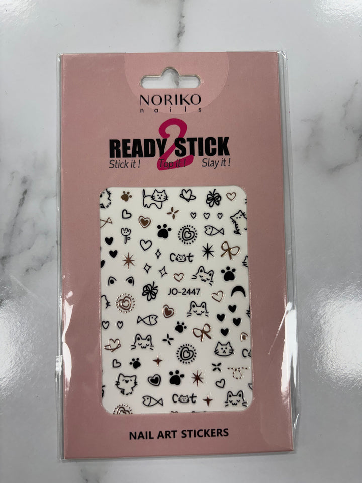 Noriko Ready2Stick - Cats, Fish & Hearts