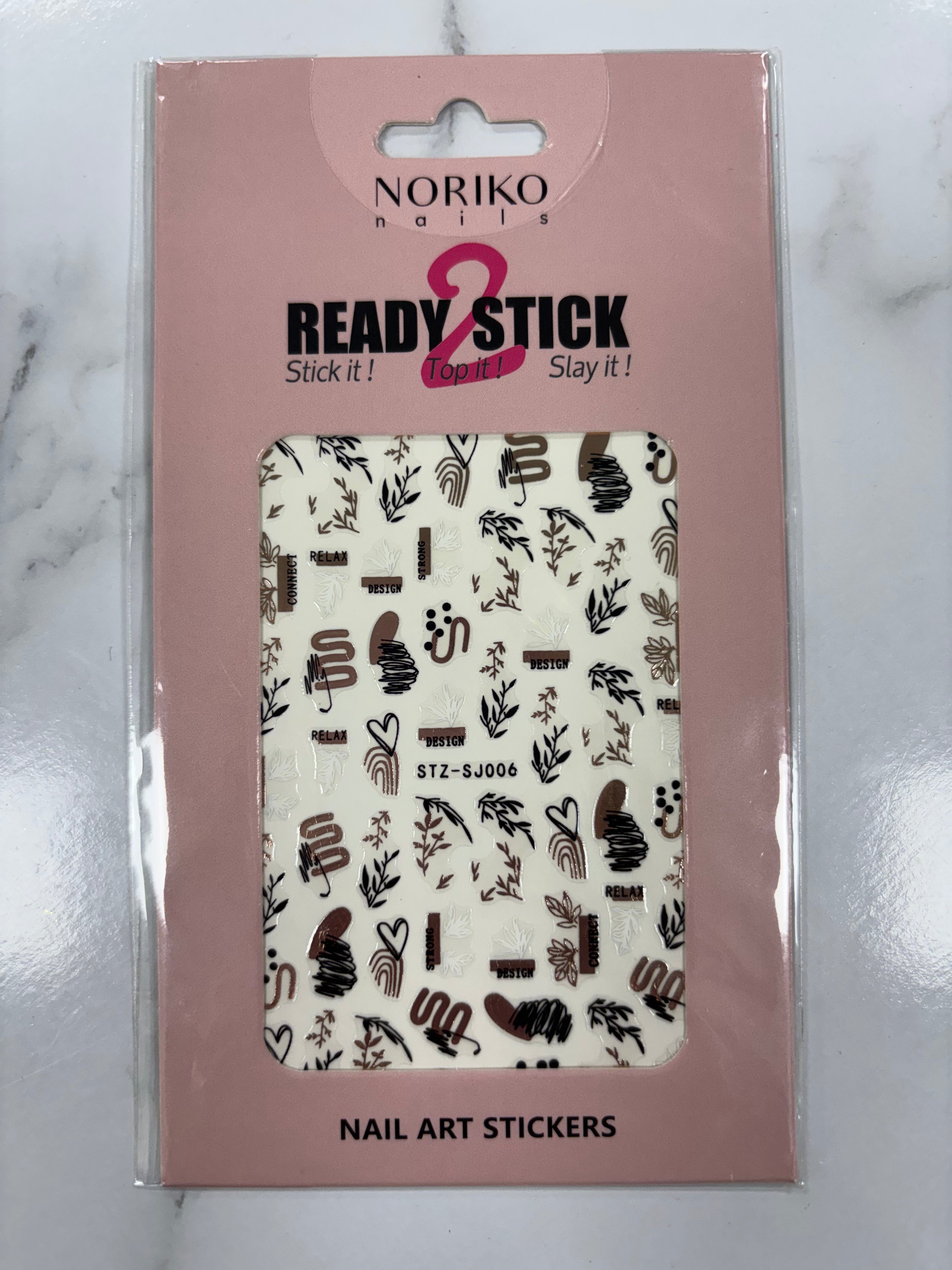 Noriko Ready2Stick - Leaves, Hearts and Lines