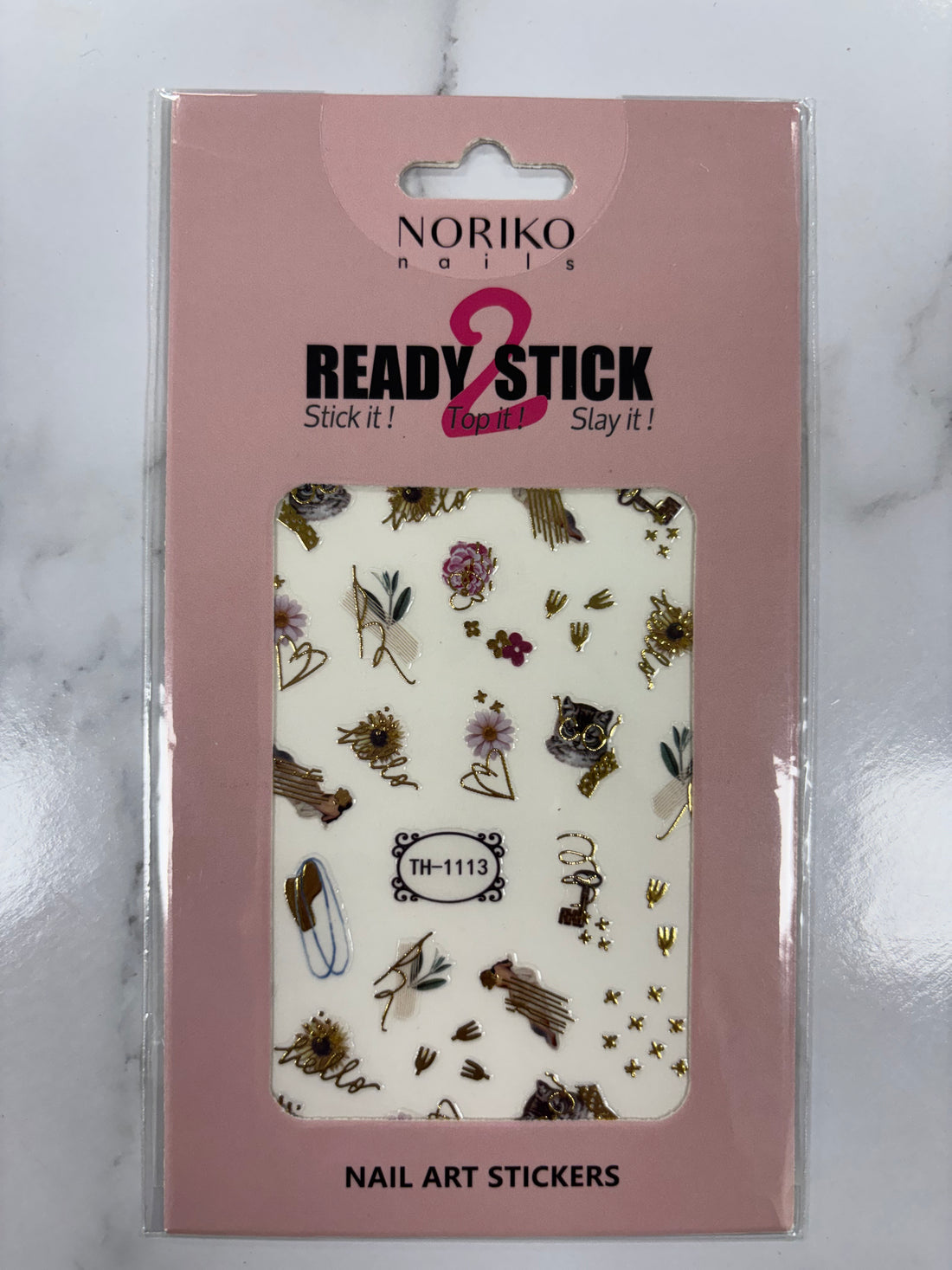 Noriko Ready2Stick - Cats and Flowers