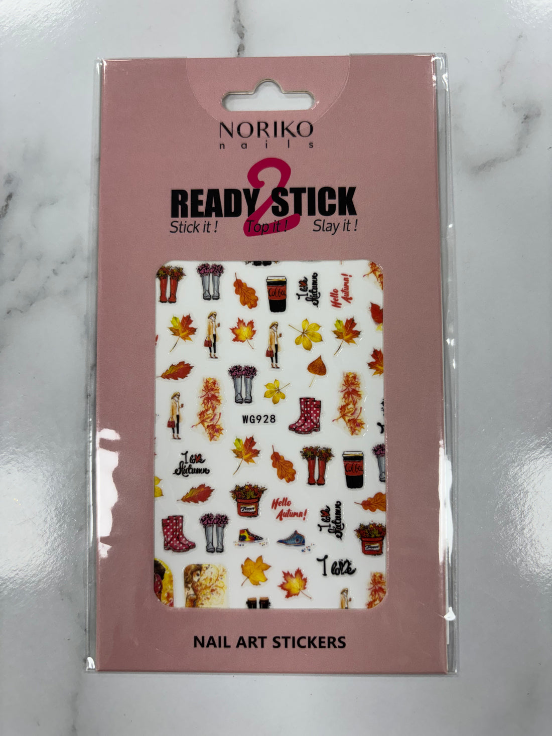 Noriko Ready2Stick - Autumn Vibes with Leaves & Boots