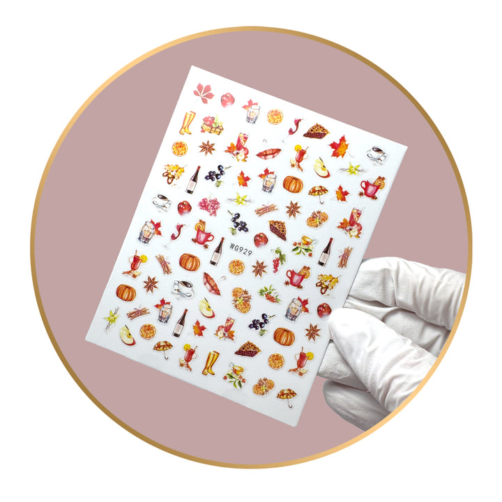 Noriko Ready2Stick - Pumpkins & Autumn Foods