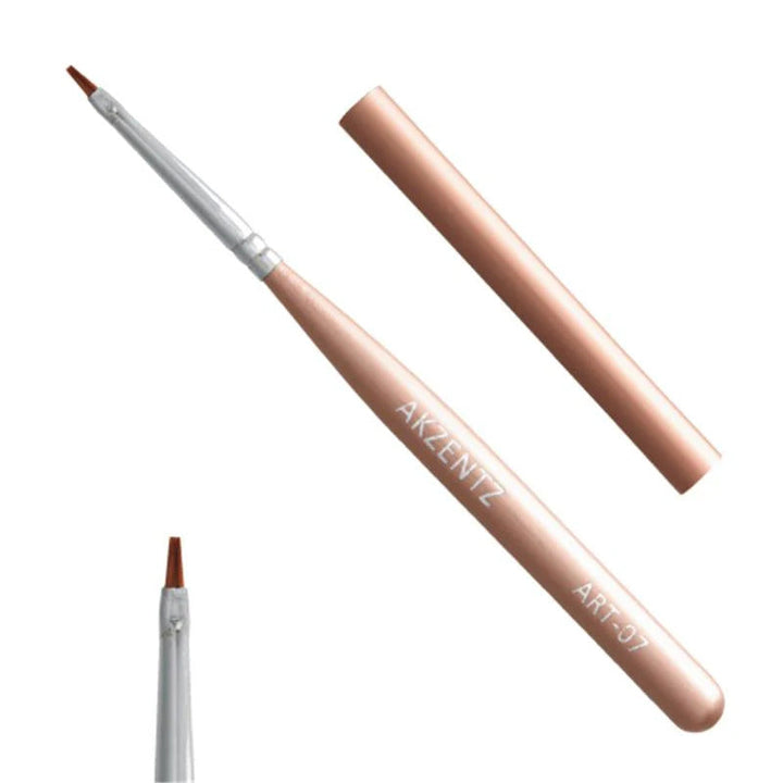 Akzéntz® Gel Art Mini Flat Brush #7