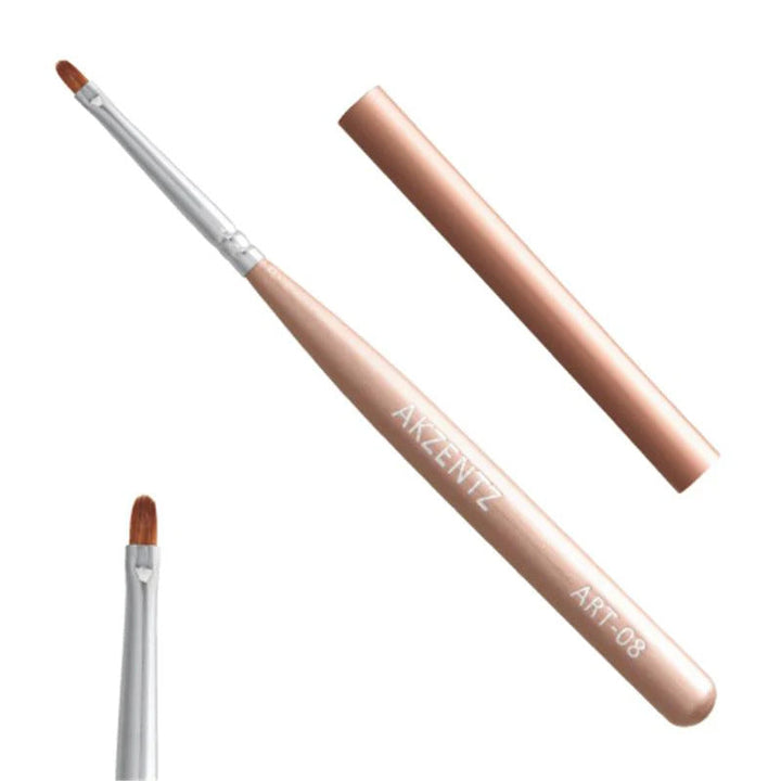 Akzéntz® Gel Art Mini Oval Brush #8