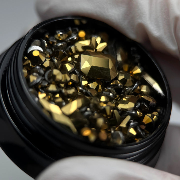 Noriko Mixed Gems - Crystal Gold