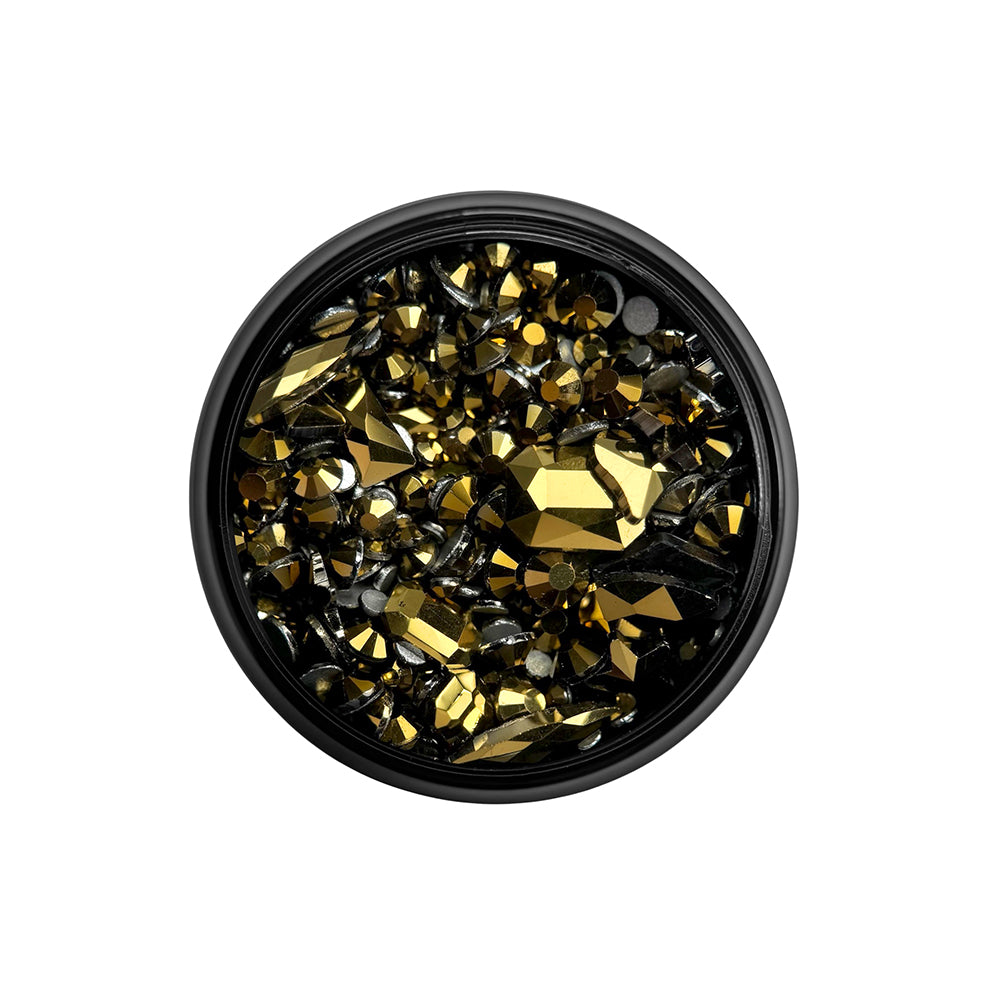 Noriko Mixed Gems - Crystal Gold