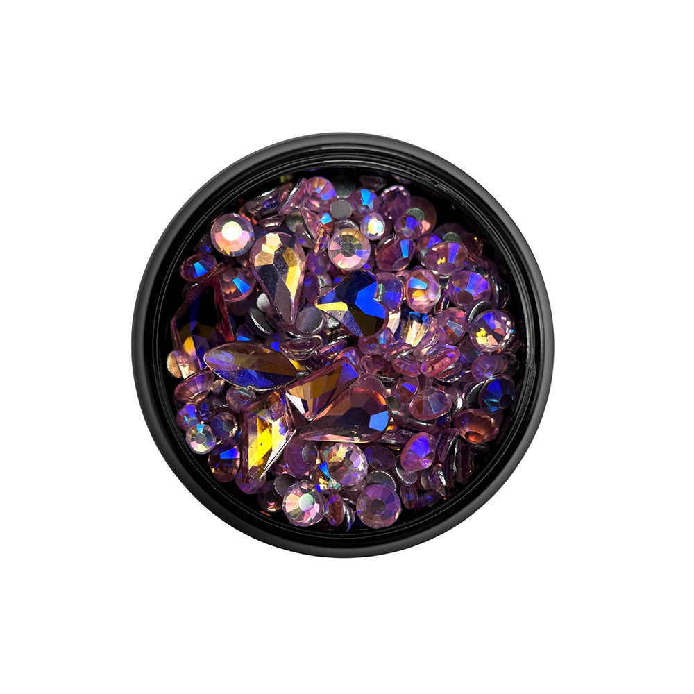 Noriko Mixed Gems - Light Rose Multi