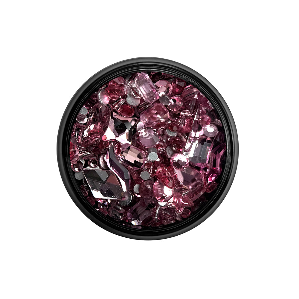 Noriko Mixed Gems - Light Rose