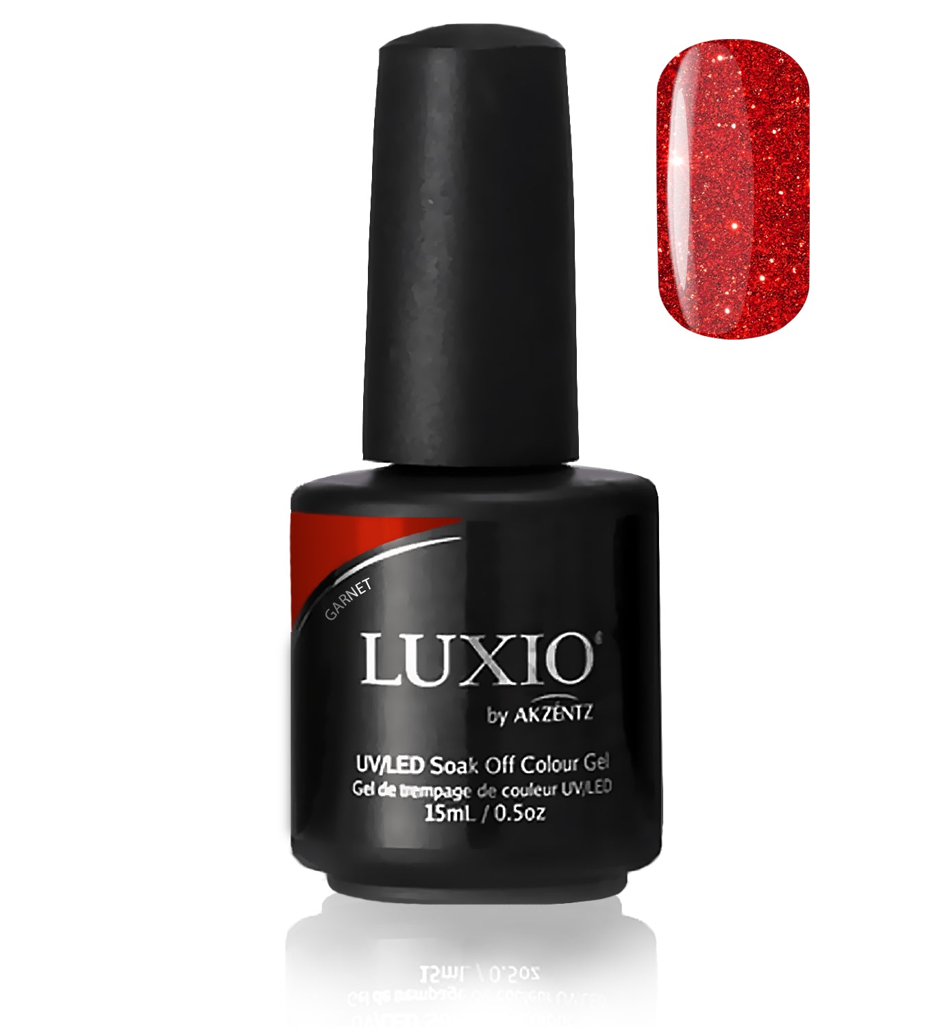 Luxio® Gel Colour - Garnet Glitter 15ml
