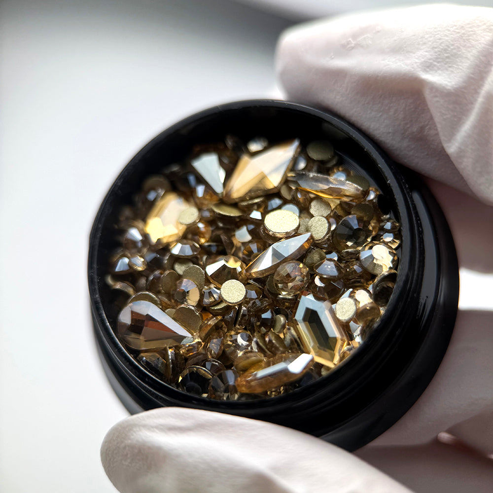 Noriko Mixed Gems - Peach