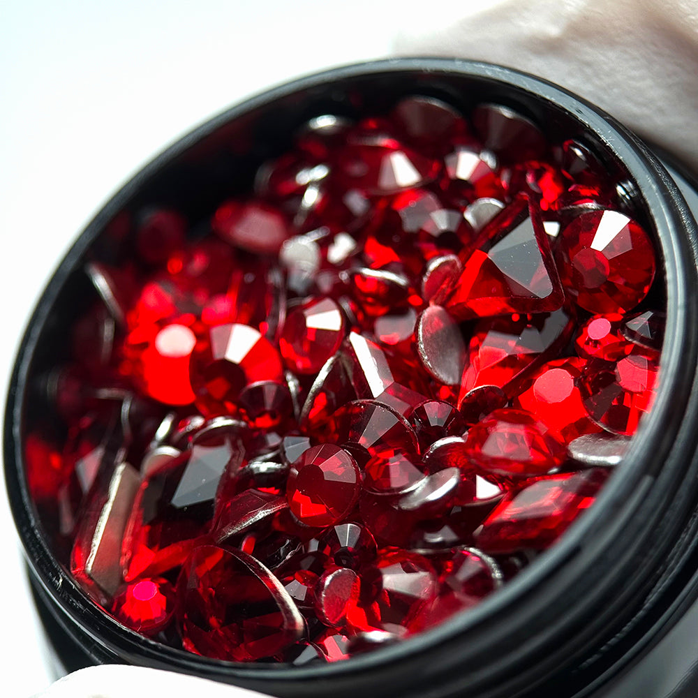 Noriko Mixed Gems - Ruby Red